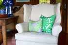 Mineral Floating Fronds Indoor Lumbar Pillow