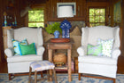 Lightning Bugs Indoor Square Pillow