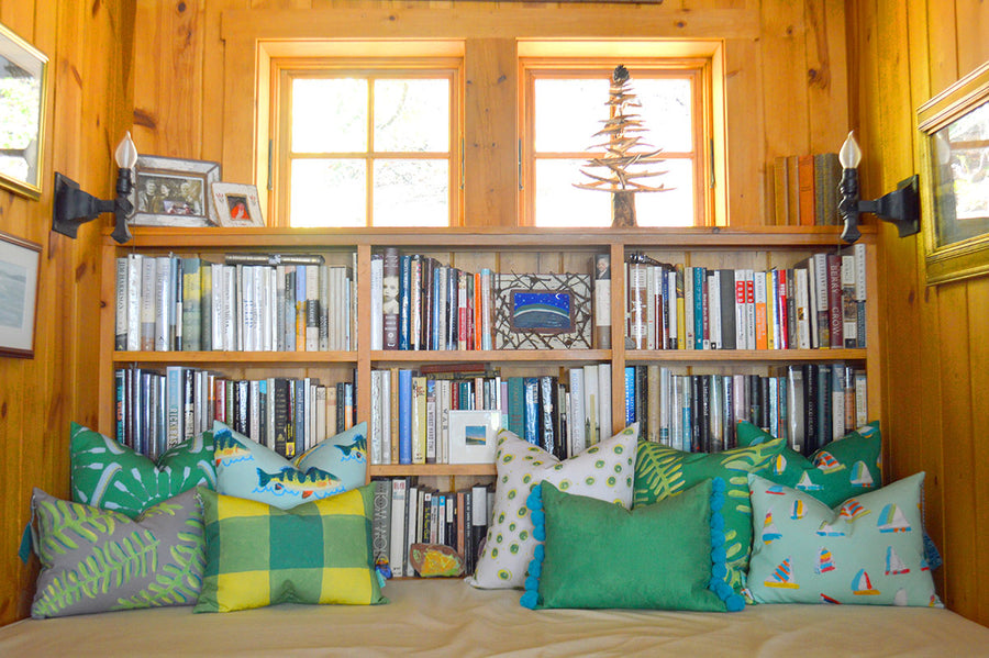Lightning Bugs Indoor Square Pillow