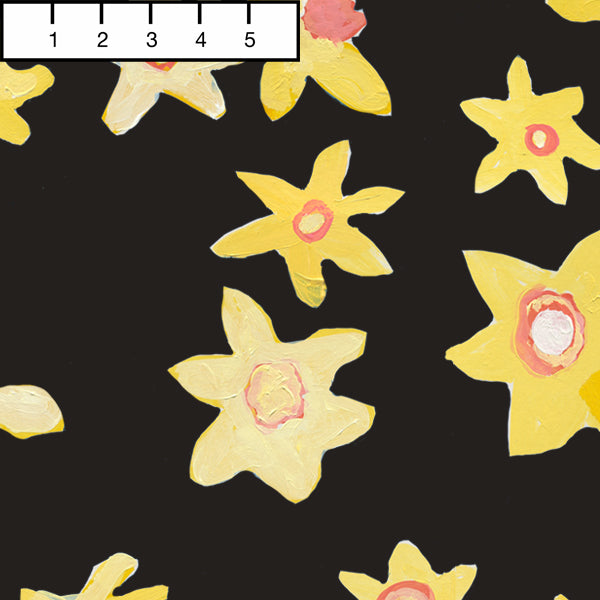 Mink Daffodil Disco Fabric