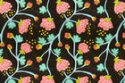 Mink Peony Waltz Fabric