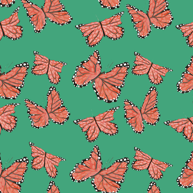 Jade Monarchs Marching Fabric