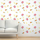 White Katherine's Blooms Wallpaper