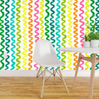 White Flourish Wallpaper