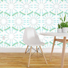 White Canoes and Oars Wallpaper
