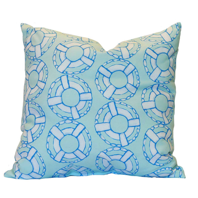 Sky Lifesaver Outdoor Square Pillow