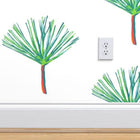 Pine for you in White Wallpaper