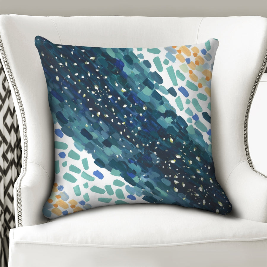 Meteor Shower Indoor Square Pillow