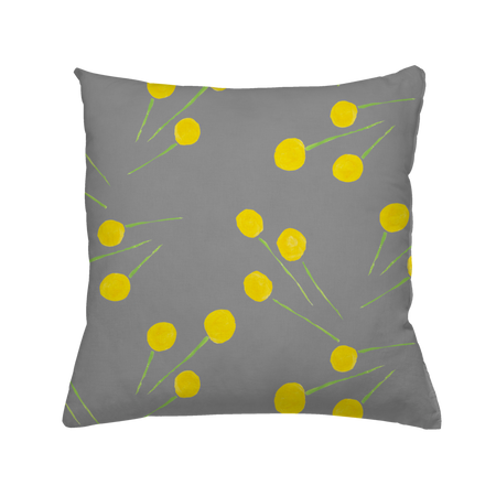 Mineral Billy Button Outdoor Square Pillow