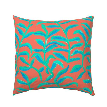 Poppy Corn Silk Sway Outdoor Square Pillow