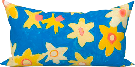 Matisse Daffodil Disco Indoor Lumbar  Pillow