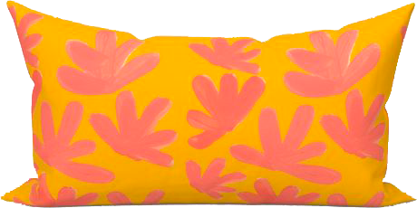 Saffron Lumbar Indoor Lumbar Pillow