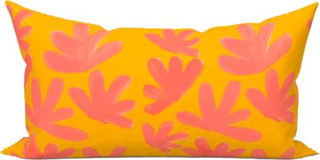 Saffron Outdoor Lumbar Pillow