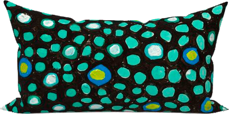 Mink Maidenhair Mambo Outdoor Lumbar Pillow