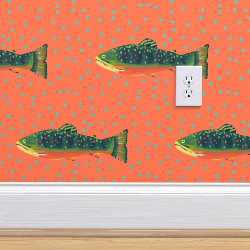 Grapefruit Brook Trout Wallpaper
