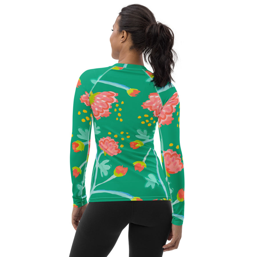 Jade Peony Waltz Sun Shirt