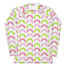 Pink and Green Scallops Sun Shirt