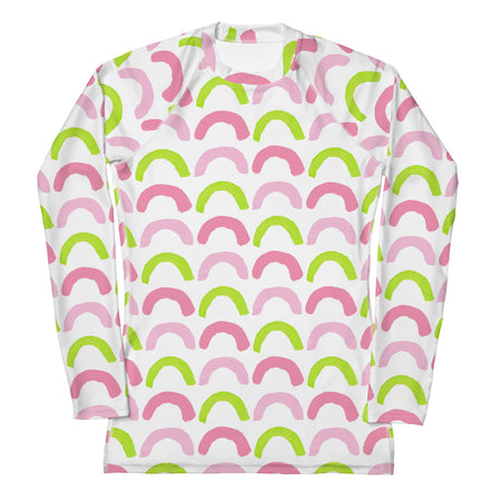 Pink and Green Scallops Sun Shirt