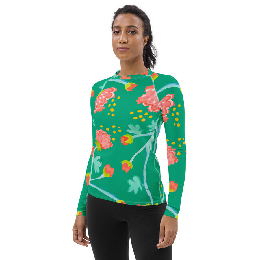 Jade Peony Waltz Sun Shirt