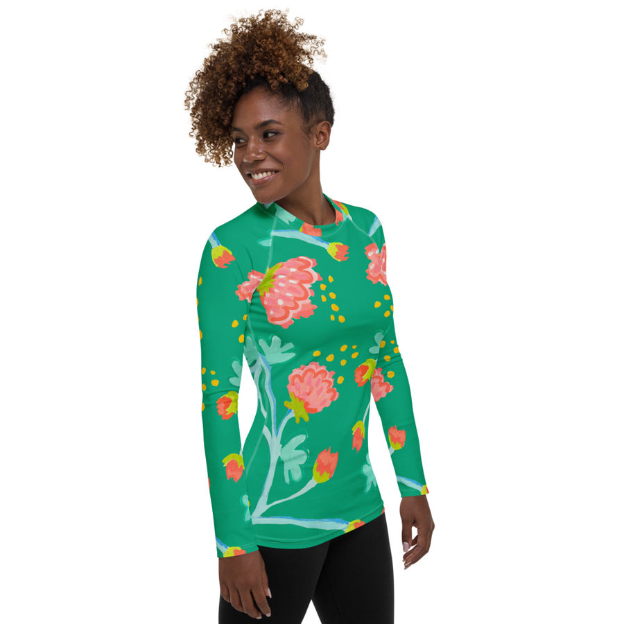 Jade Peony Waltz Sun Shirt