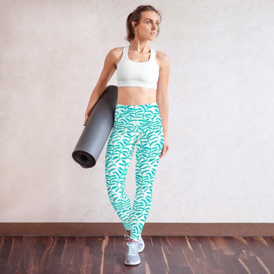 White Corn Silk Sway Leggings