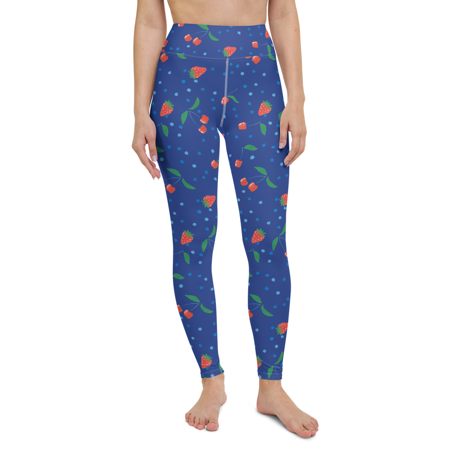 Sapphire Berries/Cherries Leggings