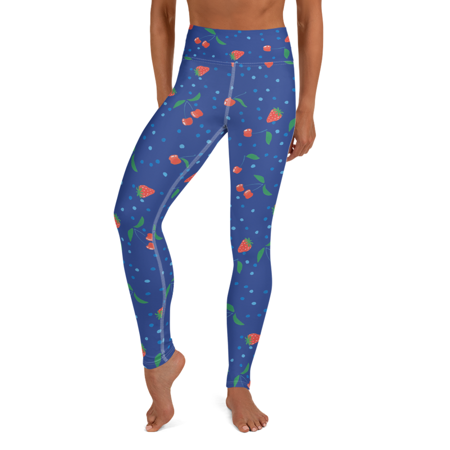 Sapphire Berries/Cherries Leggings