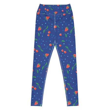 Sapphire Berries/Cherries Leggings