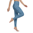 Navy Birch Stripe Leggings