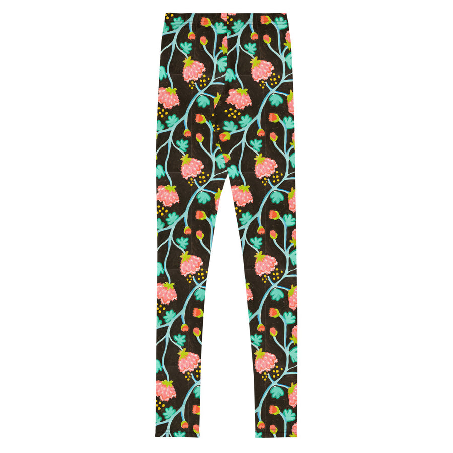 Mink Peony Waltz Leggings