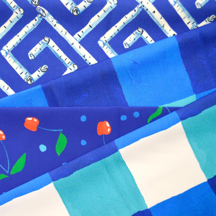 Sapphire Berries and Cherries Fabric