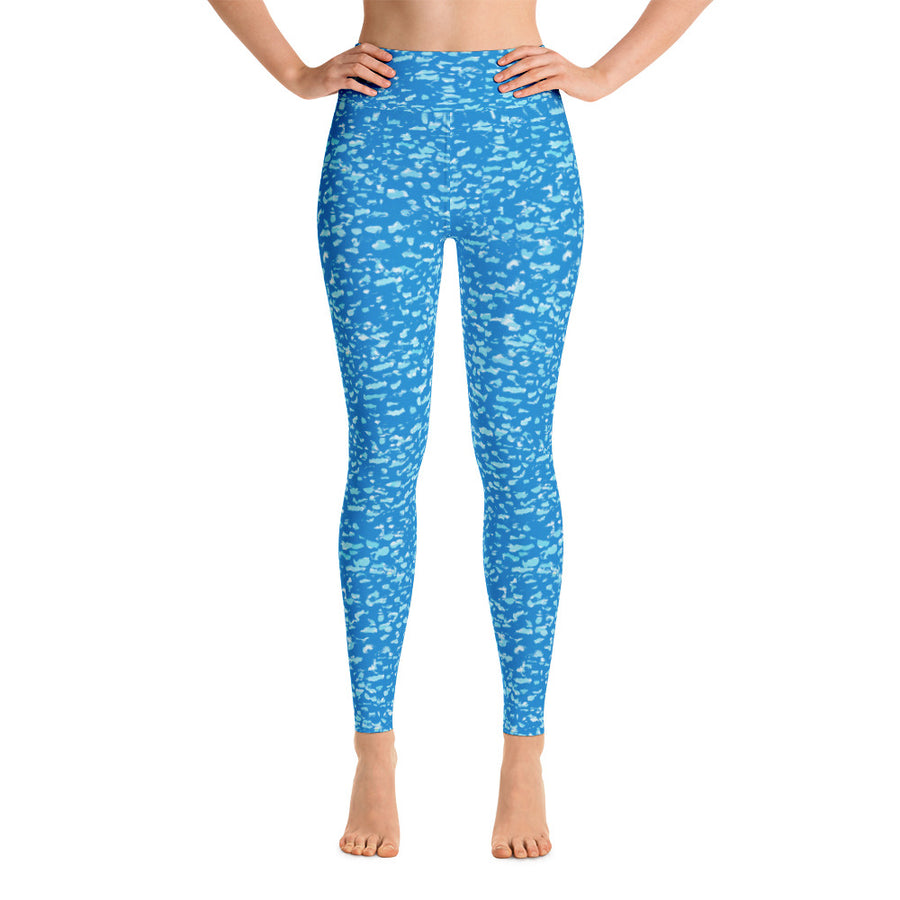 Blue Open Water Leggings