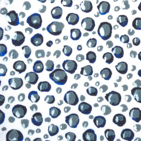 White Beach Bubbles Fabric