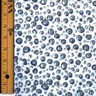 White Beach Bubbles Fabric