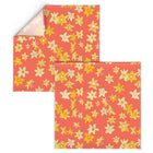 Poppy Daffodil Disco Cloth Napkins