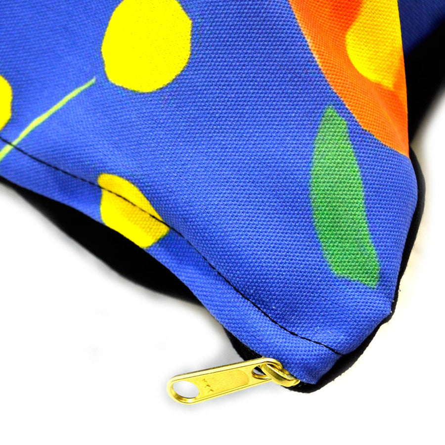 Indigo Katherine's Blooms Large Dog Bed