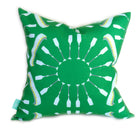 Emerald Canoes and Oars Indoor Square  Pillow