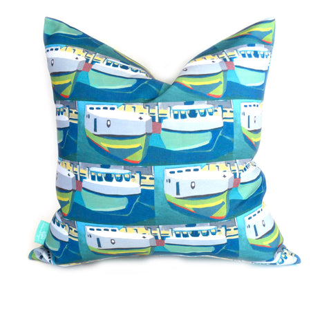 Staggered Tugs Indoor Square Pillow