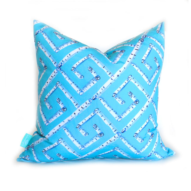 Surf Fancy Birch Key Indoor Square Pillow