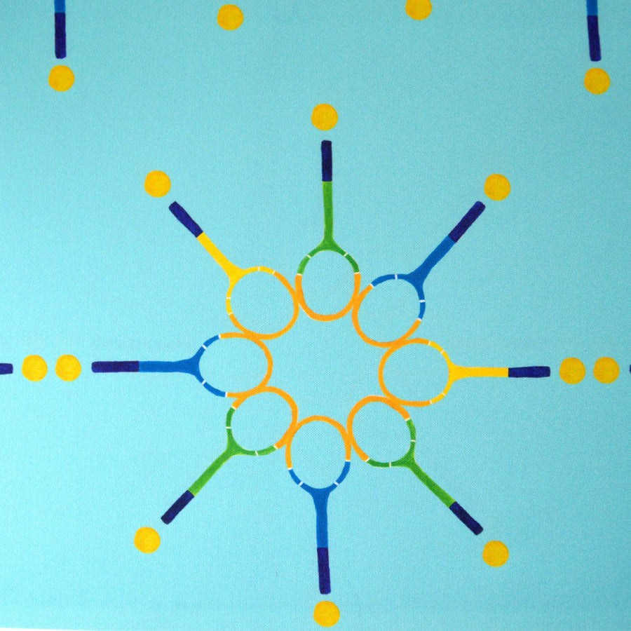 Robin Egg Match Point Fabric