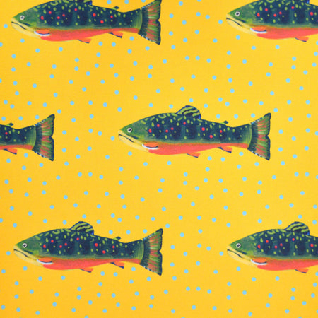 Sunshine Brook Trout Fabric