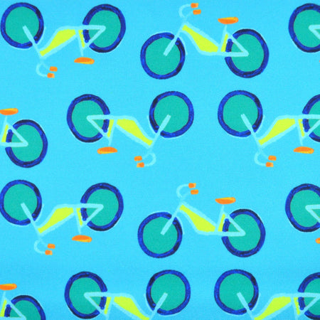 Surf Summer Bikes Fabric