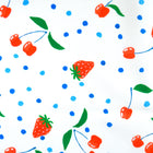 White Berries and Cherries Fabric