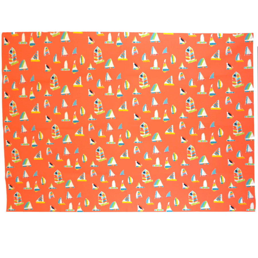 Coral Summer Sail Fabric