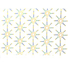 White Match Point Fabric