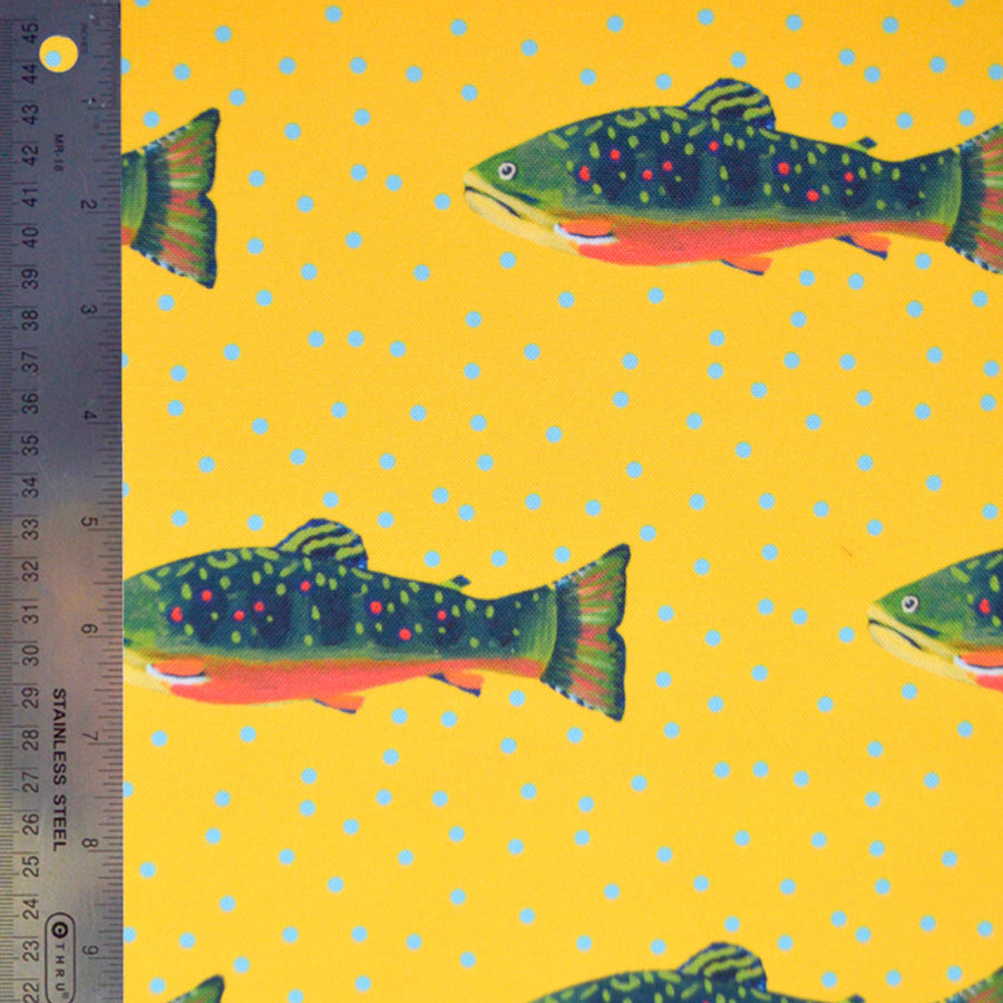 Sunshine Brook Trout Fabric