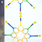 White Match Point Fabric