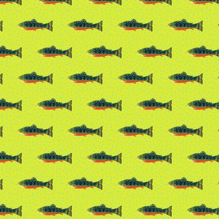 Citron Brook Trout Fabric