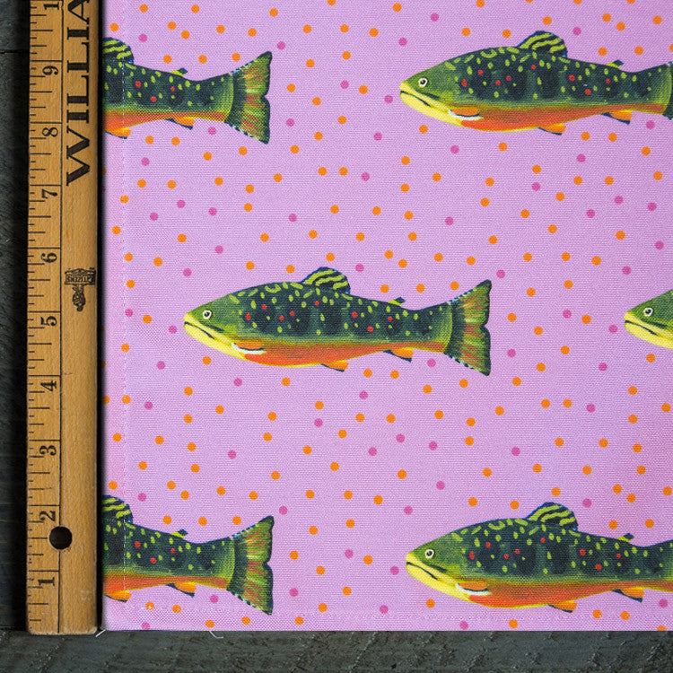 Fuchsia Brook Trout Fabric