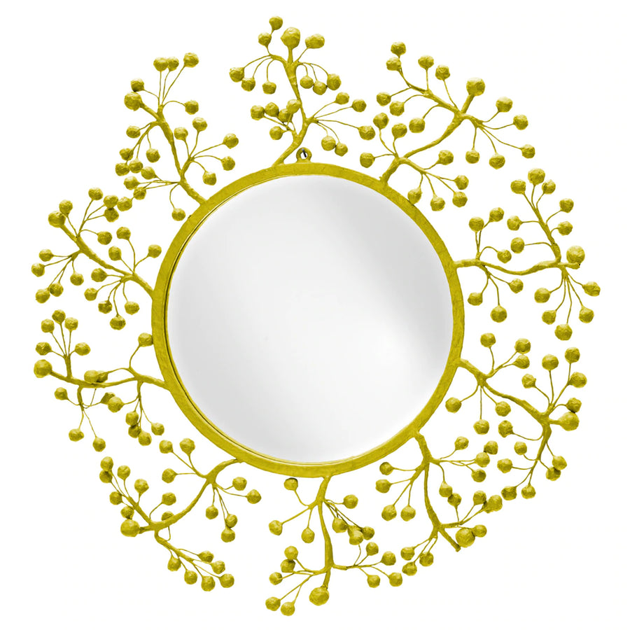 Chartreuse Sue Wright Mirror Stray Dog